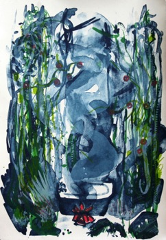 The Woodland Bath
Lithograph
363mm x 252mm
2011